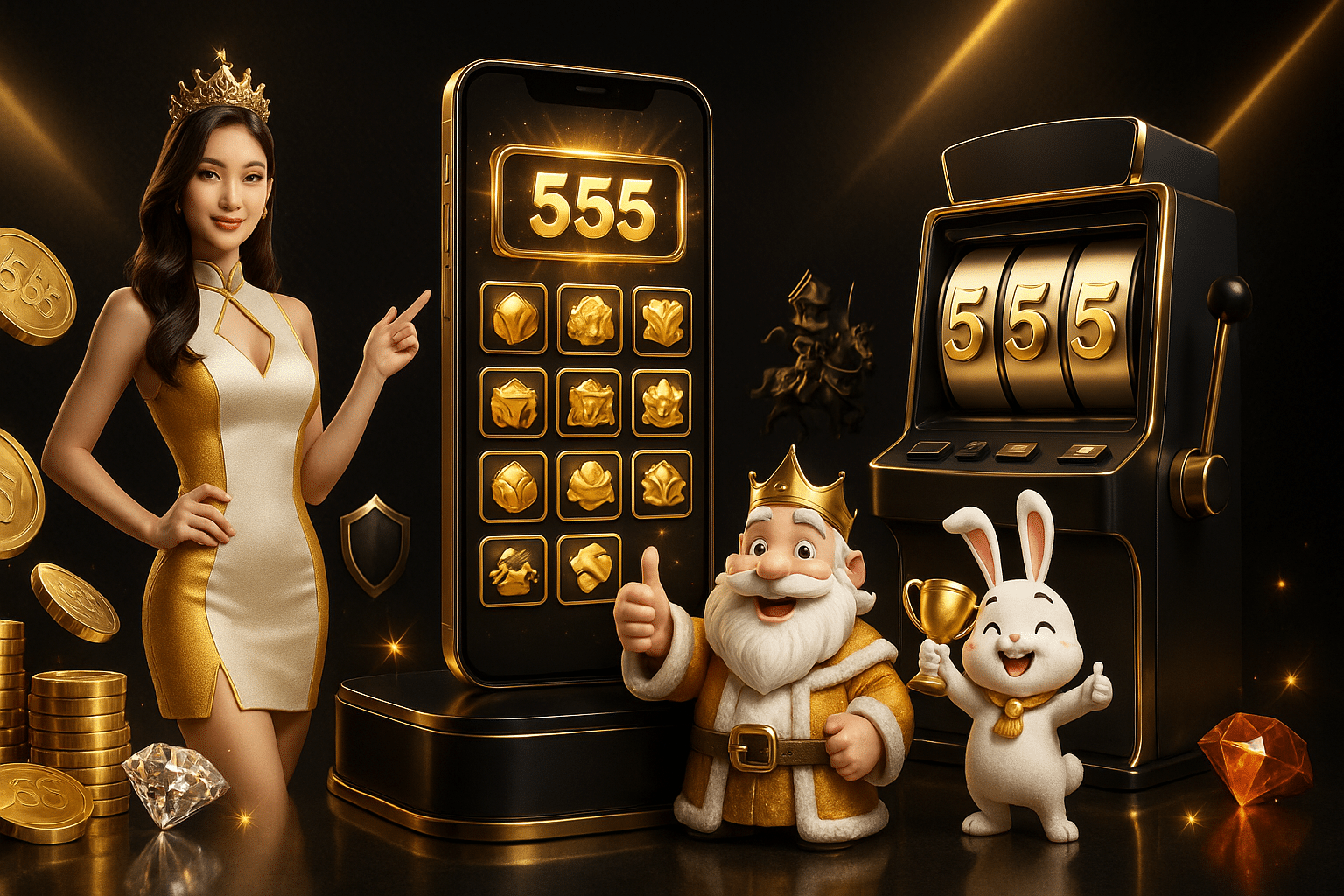 ภาพประกอบจุดเด่นและข้อดีของการสมัคร พร้อม สมัคร MVPWIN555 เว็บตรง สำหรับผู้เล่นเกมสล็อต