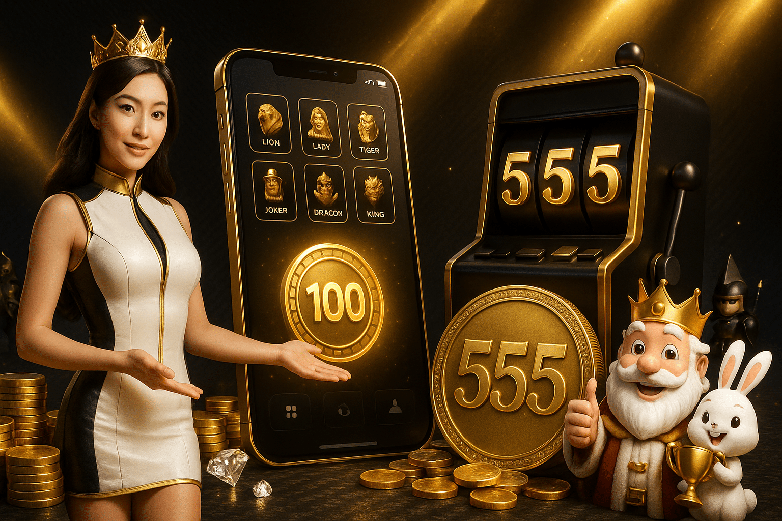 ภาพประกอบวิธีรับโบนัส 100 ด้วย สล็อต โปรโมชั่น คุ้มสุด